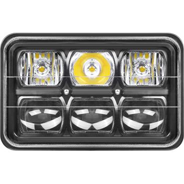 Встраиваемая светодиодная фара РИФ 167х107х81 мм 60W LED